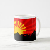 Rising Sun - Design 1 Koffiemok (Voorkant rechts)