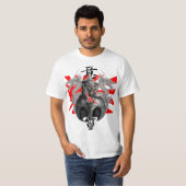 Rising Sun Dragon Tiger T-shirt - Gepersonaliseerd (Voorkant volledig)