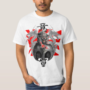 Rising Sun Dragon Tiger T-shirt - Gepersonaliseerd