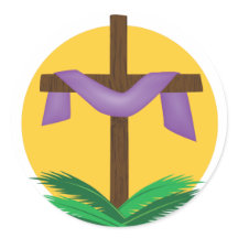 Rising Sun Draped Cross