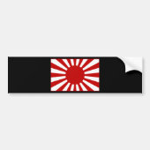 Rising Sun Flag 3 Bumpersticker (Voorkant)