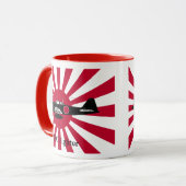 Rising sun flag and Zero Fighter Mok (Voorkant links)
