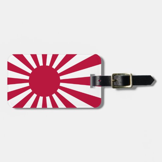 Rising Sun Flag Bagagelabel (Voorkant horizontaal)