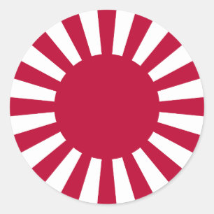Rising Sun Flag Ronde Sticker