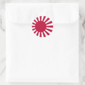 Rising Sun Flag Ronde Sticker (Tas)