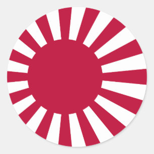 Rising Sun Flag Ronde Sticker