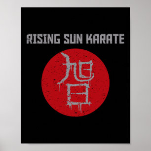 Rising Sun Kanji Poster
