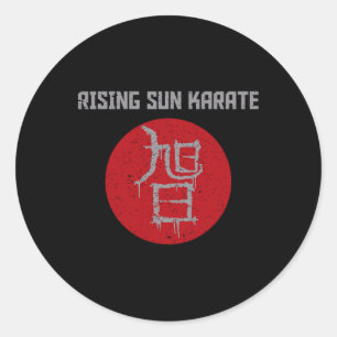 Rising Sun Kanji Ronde Sticker