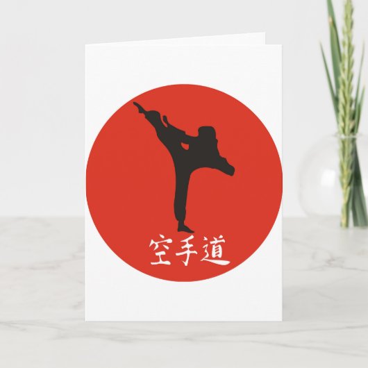 Rising Sun Karate Kaart (Voorkant)