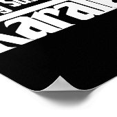 Rising Sun Karate Nunchuck Poster (Hoek)