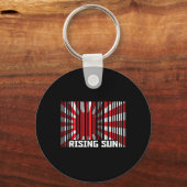 Rising Sun Karate Rcode Sleutelhanger (Voorkant)