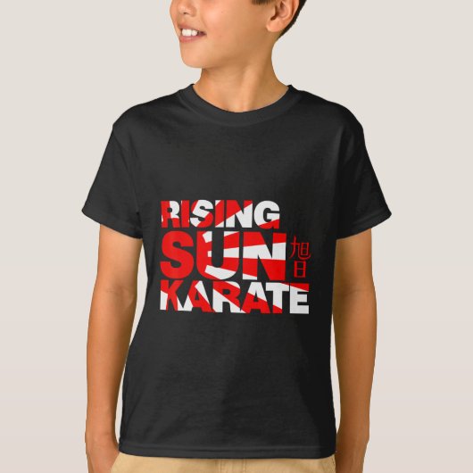 Rising Sun Karate Sunburst T-shirt (Voorkant)