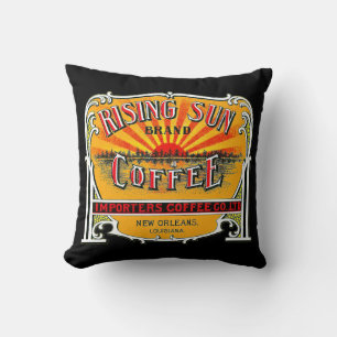 Rising Sun koffie Kussen