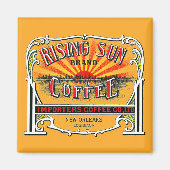 Rising Sun koffie Magneet (Voorkant)