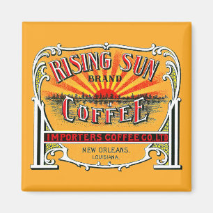 Rising Sun koffie Magneet