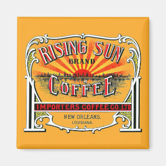 Rising Sun koffie Magneet