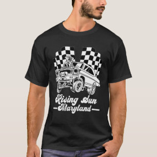 Rising Sun Maryland  Gasser Nostalgische Drag T-shirt