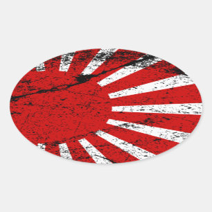 Rising Sun Ovale Sticker
