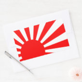 Rising Sun Rechthoekige Sticker (Envelop)