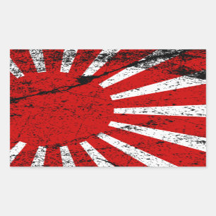 Rising Sun Rechthoekige Sticker