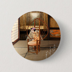 Rising Sun Ronde Button 5,7 Cm