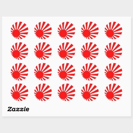 Rising Sun Ronde Sticker (Vel)