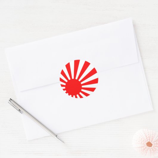 Rising Sun Ronde Sticker (Envelop)