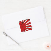 Rising Sun Vierkante Sticker (Envelop)