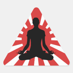 Rising Sun Yoga 4 meditatie Pyramide stickers