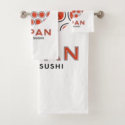 Rising Sushi Bad Handdoek (Insitu)