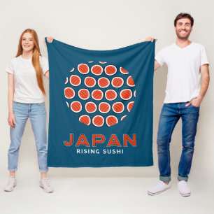 Rising Sushi Fleece Deken