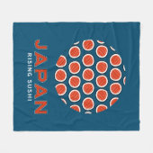 Rising Sushi Fleece Deken (Voorkant (Horizontaal))