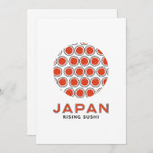 Rising Sushi Kaart (Voorkant / Achterkant)