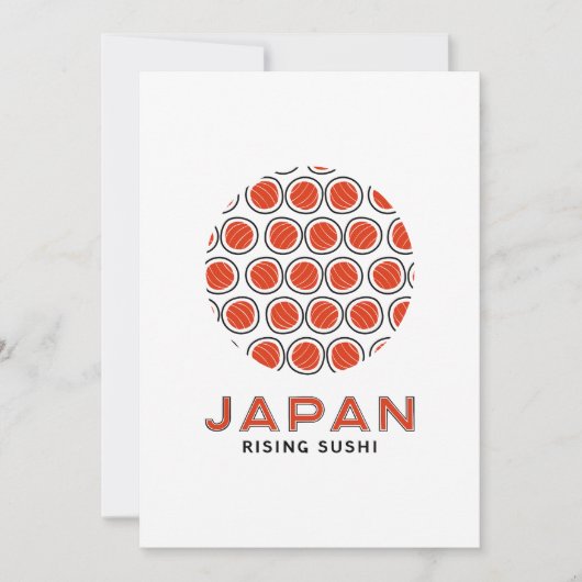 Rising Sushi Kaart (Voorkant)