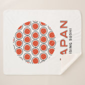 Rising Sushi Sherpa Deken (Voorkant (horizontaal))