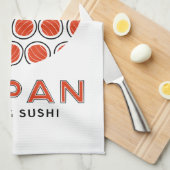 Rising Sushi Theedoek (Quarter Fold)