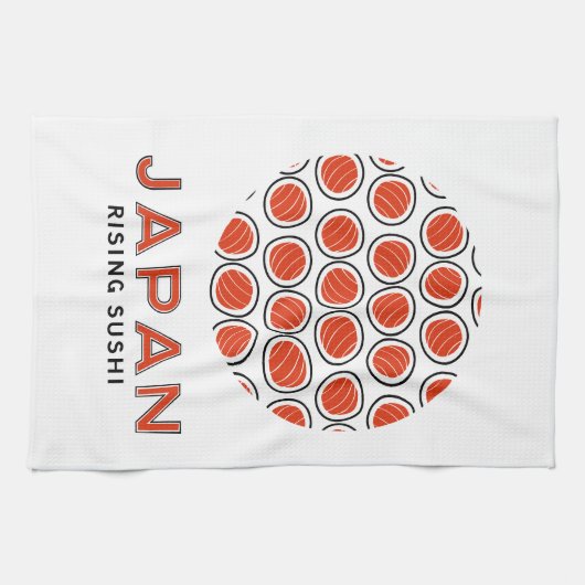 Rising Sushi Theedoek (Horizontaal)