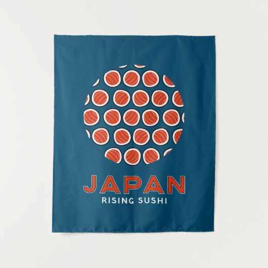 Rising Sushi Wandkleed (Voorkant)