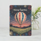 Rising Together 250 Years in the Making Kaart (Staand voorkant)