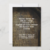 Rising Zombie Halloween Party Invitation Kaart (Achterkant)