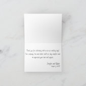 Rising Zonnebloem Dank u kaart (Binnen)