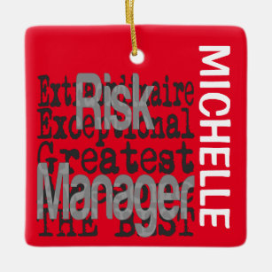 Risk Manager Extraordinaire CUSTOM Keramisch Ornament