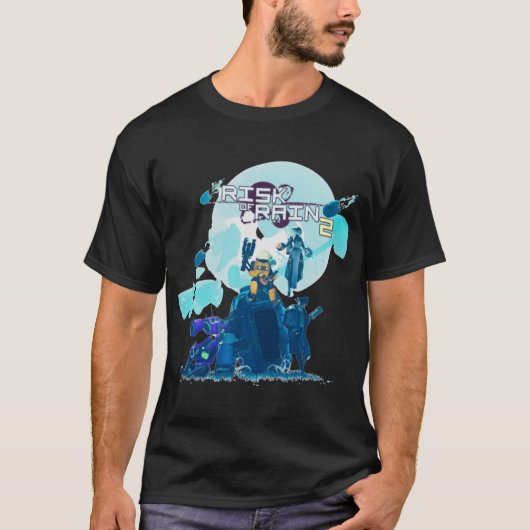 Risk Of Rain 2 meisje cadeau retro T-shirt (Voorkant)