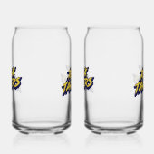 "Risk Takers" Urban Style Typography Blikvorm Glas (Rechts)