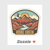 Riske Creek, Brits-Columbia Sticker (Vel)