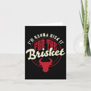 Riskeer het voor de Brisket Funny Meat Smoker Byrb Kaart