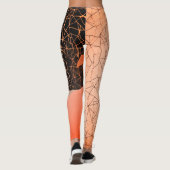 Riso-geïnspireerde Fragmenten Leggings (Achterkant)