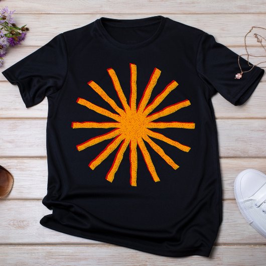 Riso Style Starburst T-shirt