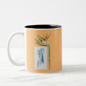  Risograph Art Tweekleurige Koffiemok (Links)