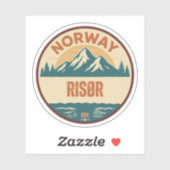 Risør, Noorwegen Norway Sticker (Vel)